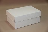 Коробка под пирожное 210х150х90 белая(100)