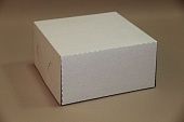 Коробка тортовая 250х250x130 крышка бел.(100)