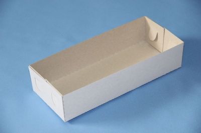 Коробка под пирож. 0,4 дно 270*115*60 бел(200)