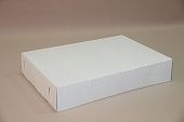 Коробка под пирож. 0,8 крышка 320*230*60 бел.(200)